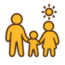 En familia